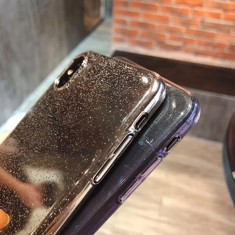 KISSCASE лазерный цветной ПК телефон чехол для iPhone 6 6S 7 8 Plus Funda дождевик покрытие XS XR MAX