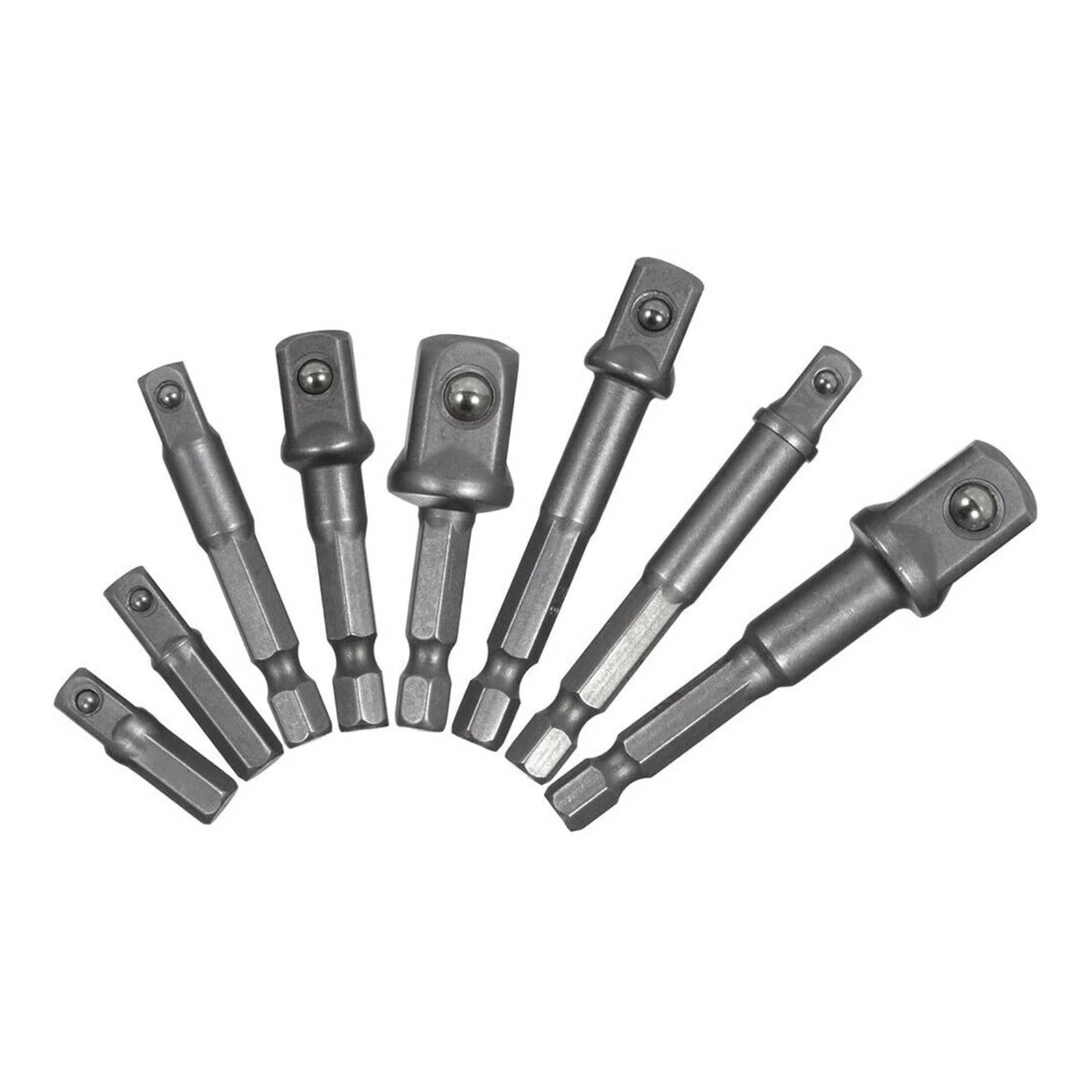 

9x Impact Hex Drill Bits Driver Tools 1/4" 3/8" 1/2" Right Angle Attachments