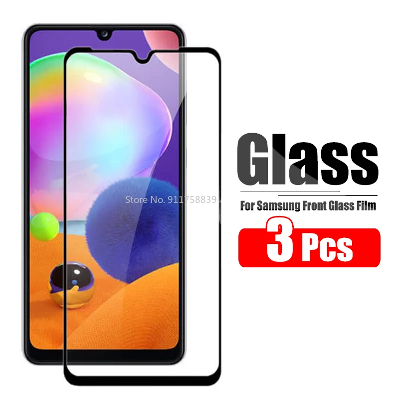 

Protective Glass For Samsung Galaxy A31 A41 A02S A51 A12 A21S M31 M31S M51 Screen Protector Film For Samsung S20 FE A21 A02 A71