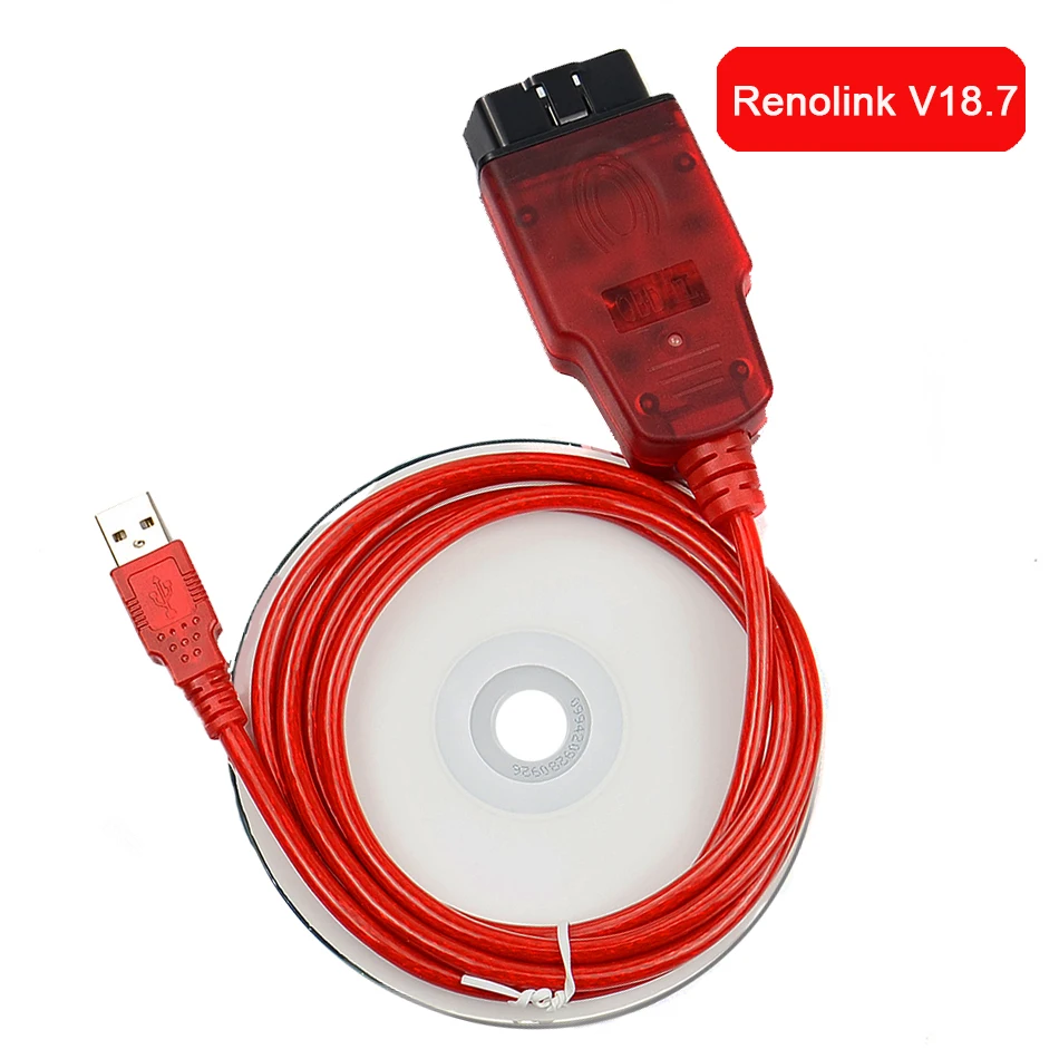ECU программатор для Renault Reno link V1.52 подушка безопасности ECM UCH OBD2 кабель диагностики