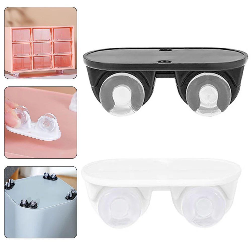 4 шт. коробка для хранения нижний шкив одностороннее колесо шкафа ящика мусорная