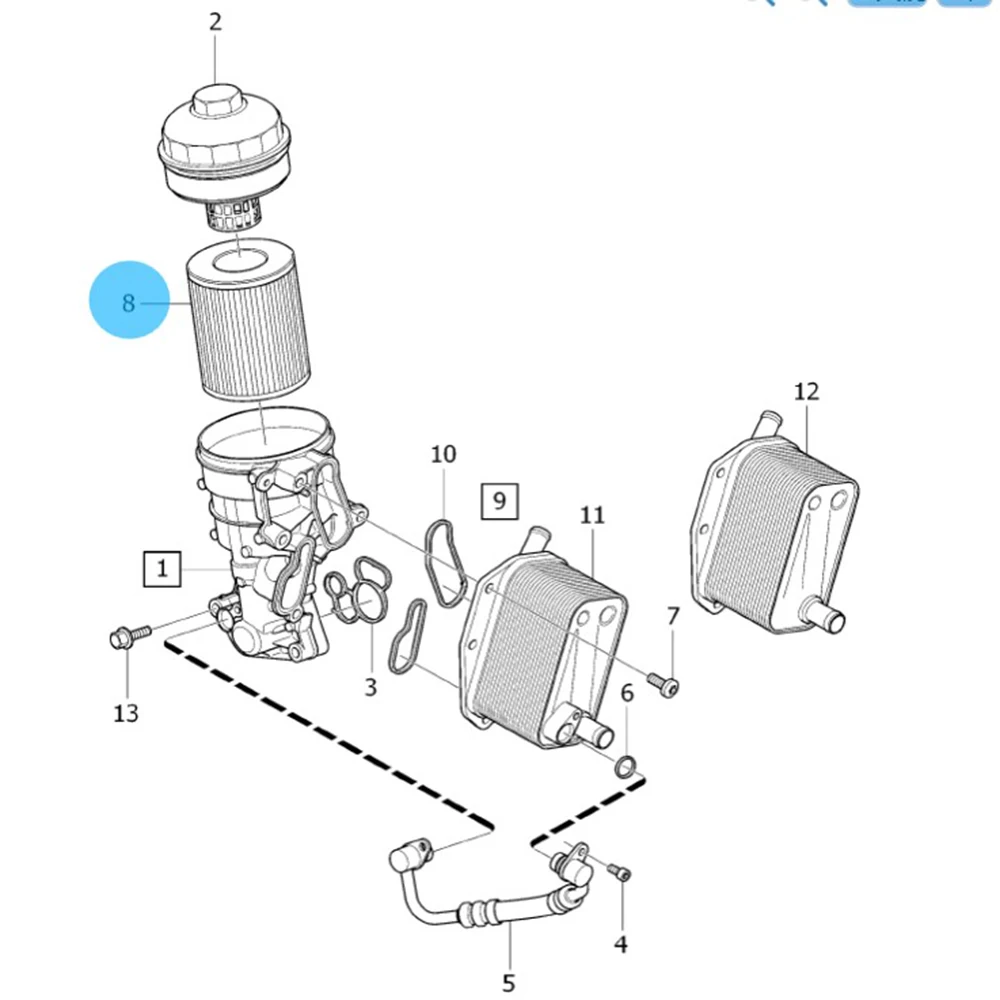 30750013 масляный фильтр для двигателя автомобиля Land Rover Freelander 2 Volvo S80 V70 3 0 T XC60 AWD XC70 XC90
