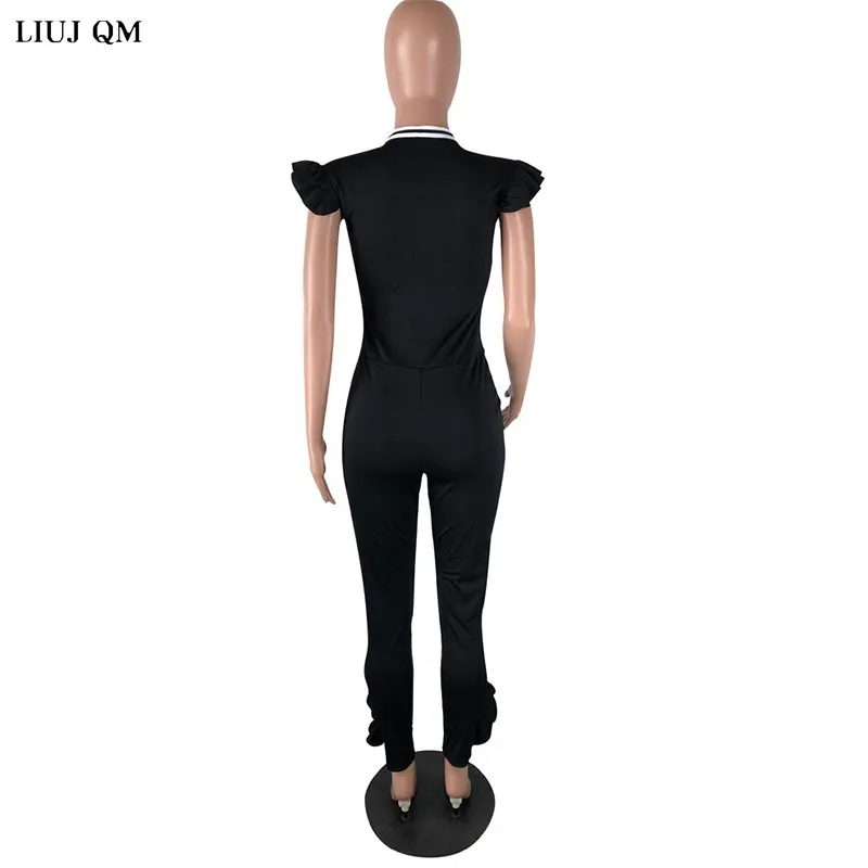 

2021 Spring Summer Sleeveless Black Bodycon Jumpsuit Bow Women Queen Sexy Club Night Party One Piece Overall Romper Playsuit