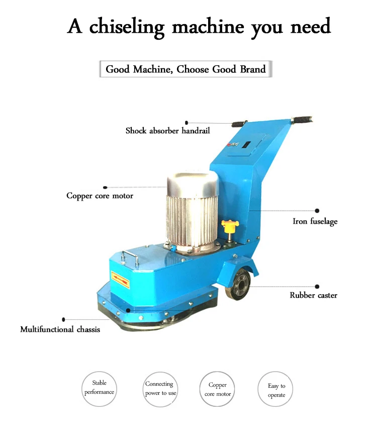 1 шт. 5500 Вт Электрический долбильный станок фрезерный станок тротуарная машина для ремонта пола бетонный цементный долбильный станок 380 В