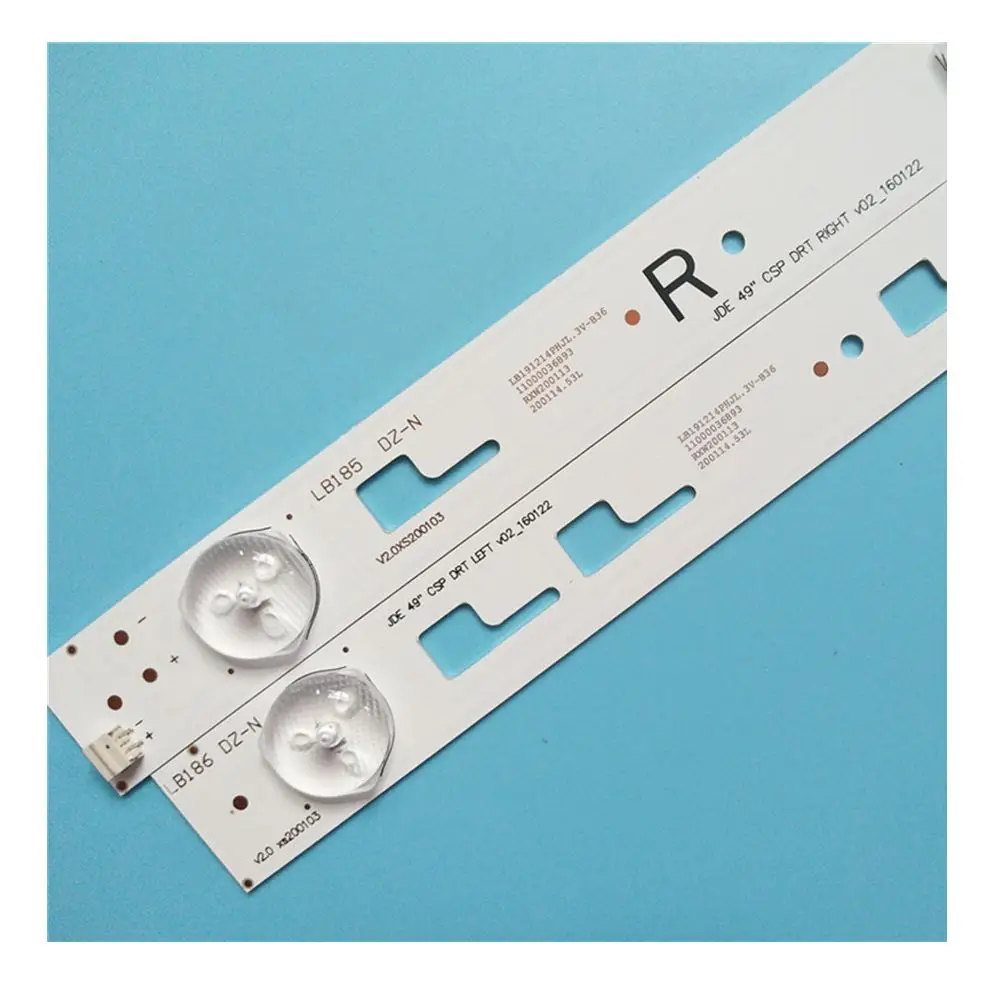

LED Backlight strip for Sony TV JDE 49'' CSP DRT RIGHT V02 LEFT V02 KD-49XD7005 KD-49XD7066 LC490EQY-SJA3