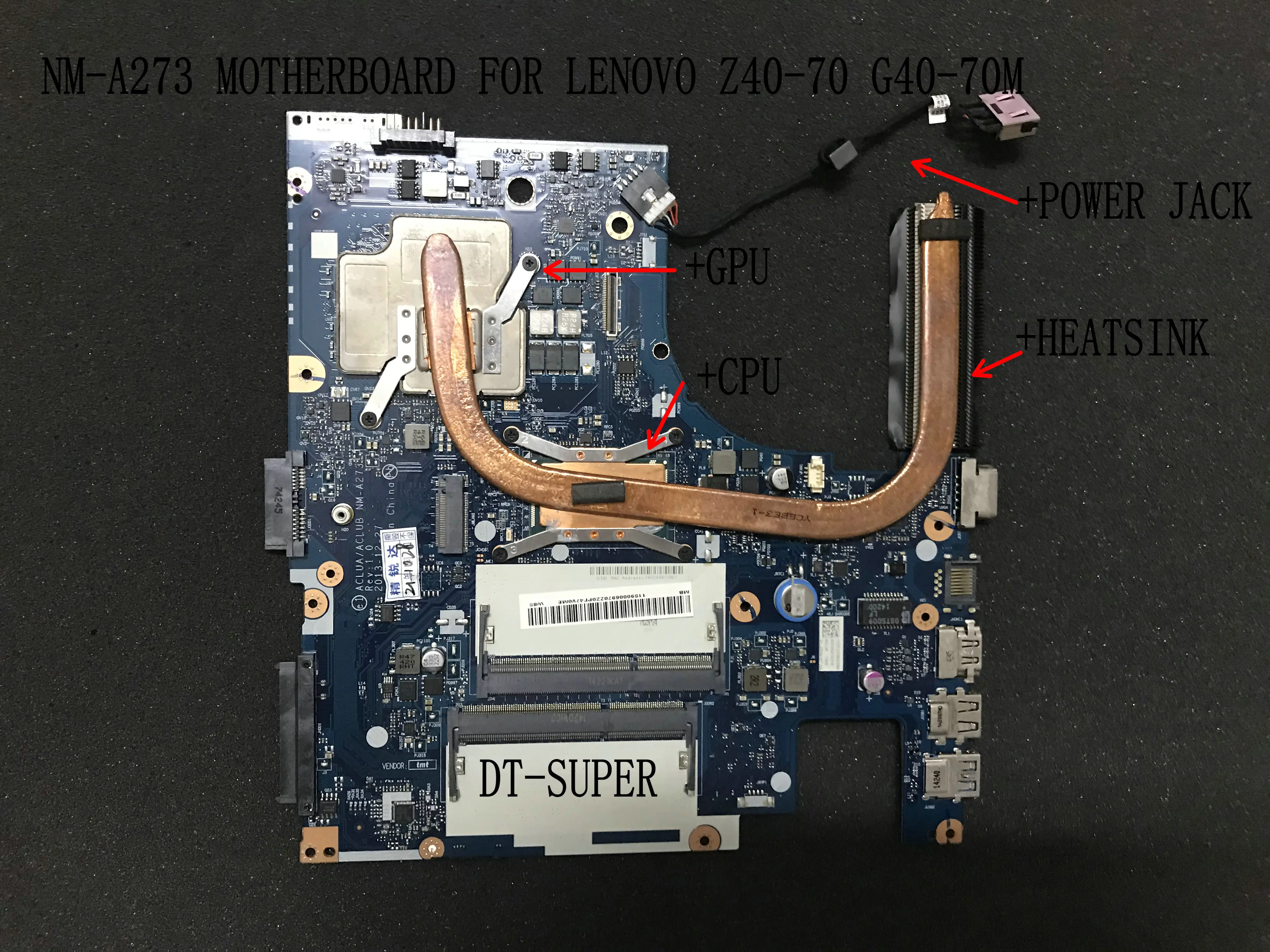 Встроенная Материнская плата для ноутбука, для LENOVO