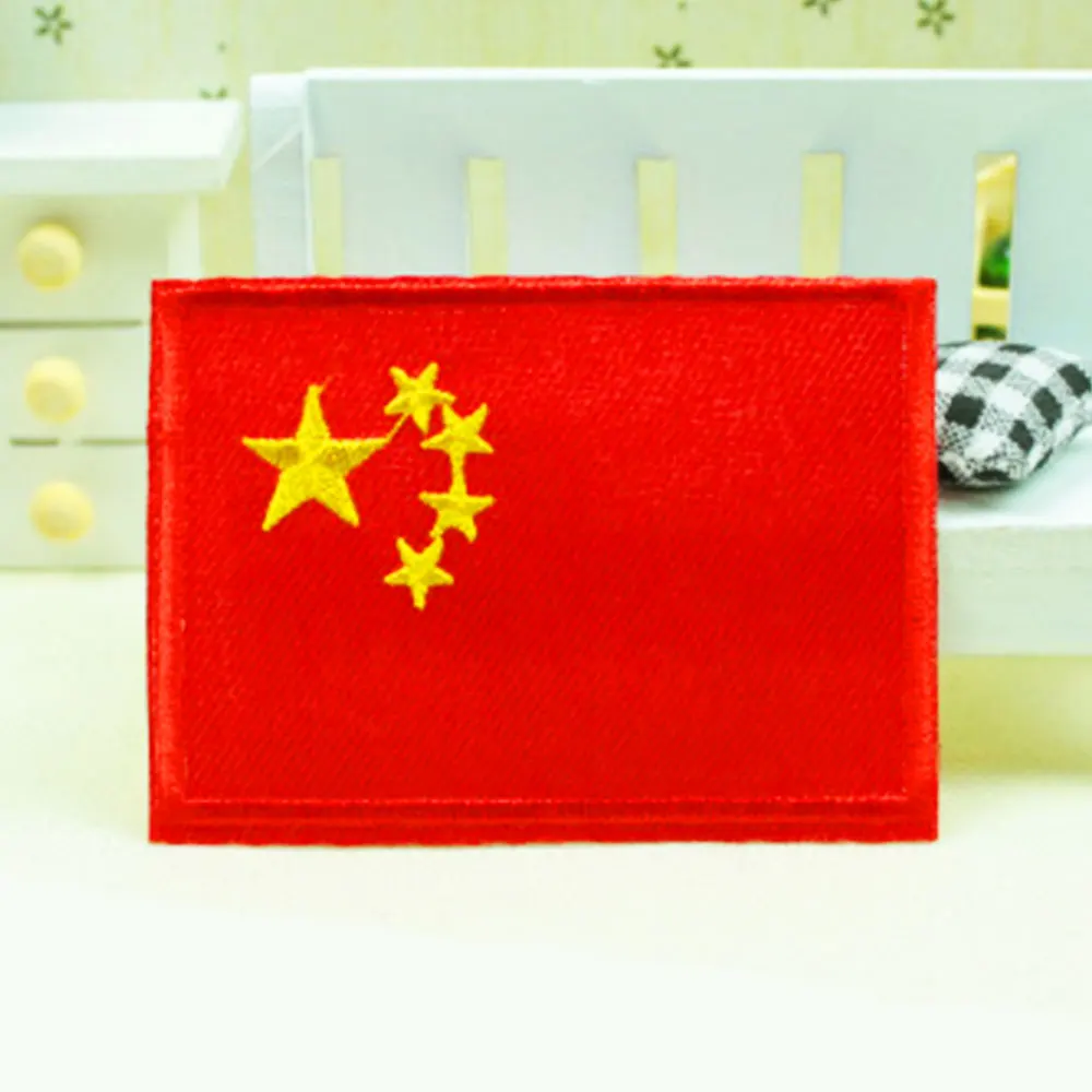 Нашивка с вышитым флагом нашивка символикой страны 9*6 см|Заплатки| |