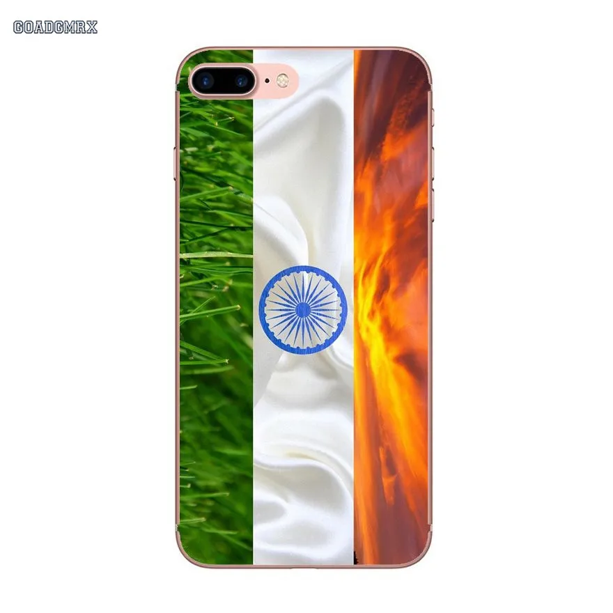 Soft Transparent Shell Covers For iPhone 11 6 6S 7 8 Plus X XS Pro MAX XR 4 4S 5 5S SE 5C India Flag | Мобильные телефоны и