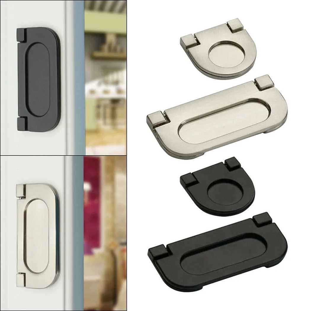 

Modern Sliding Door Flush Concealed Pull Handles Drawer Cabinet Knobs Bedroom Kitchen Handle Door Furniture Handle Hardware