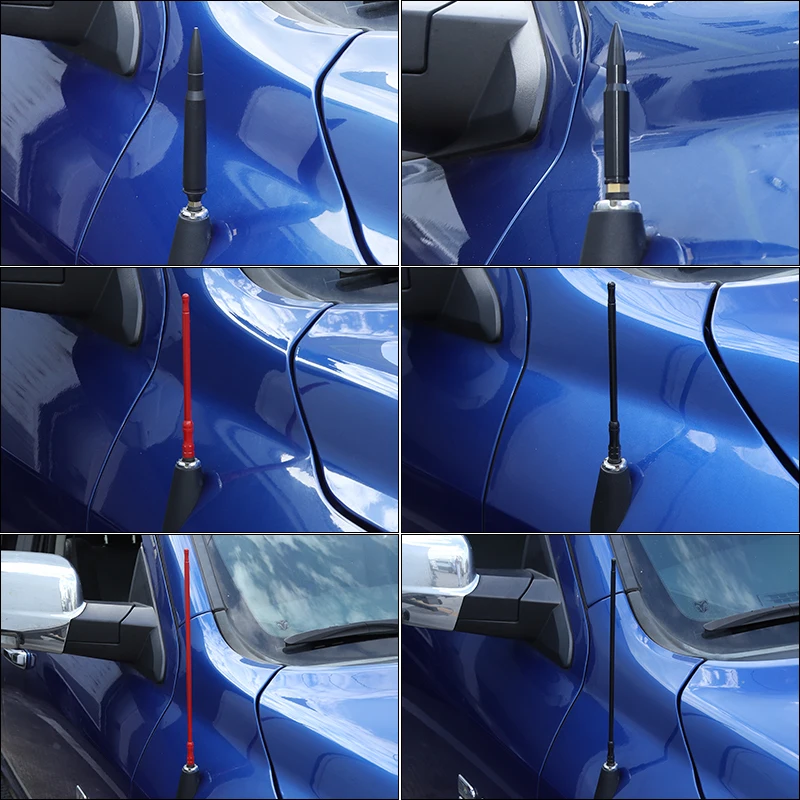 

BAWA Auto Fender Radio Antenna Signal Booster Amplifier Aerials Whip Mast for Dodge Ram 1500 2010-2015 Car Accessories Parts