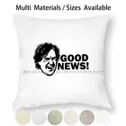 Хорошие новости! Наволочка для подушки, из хлопка и льна, хорошие новости, James May Dacia Sandero Top Gear The Grand Tour Iconic