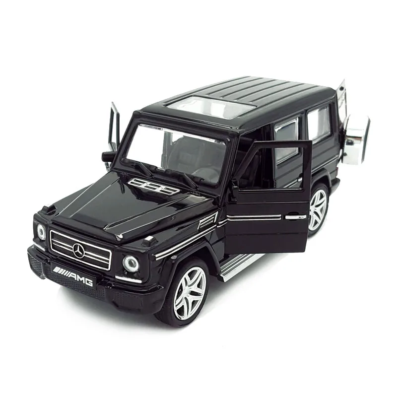 1:32 внедорожник Mercedes Benz G65 модель автомобиля из сплава со светильник подсветкой