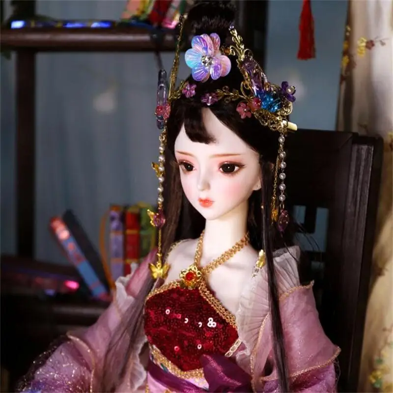26 подвижных суставов BJD кукла 1/3 с Полный комплект одежды парики обувь шар для