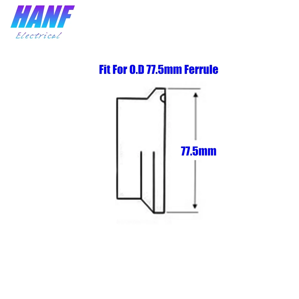 Трехзажимный клевер наружный диаметр 77 5 мм нержавеющая сталь 304 одинарный