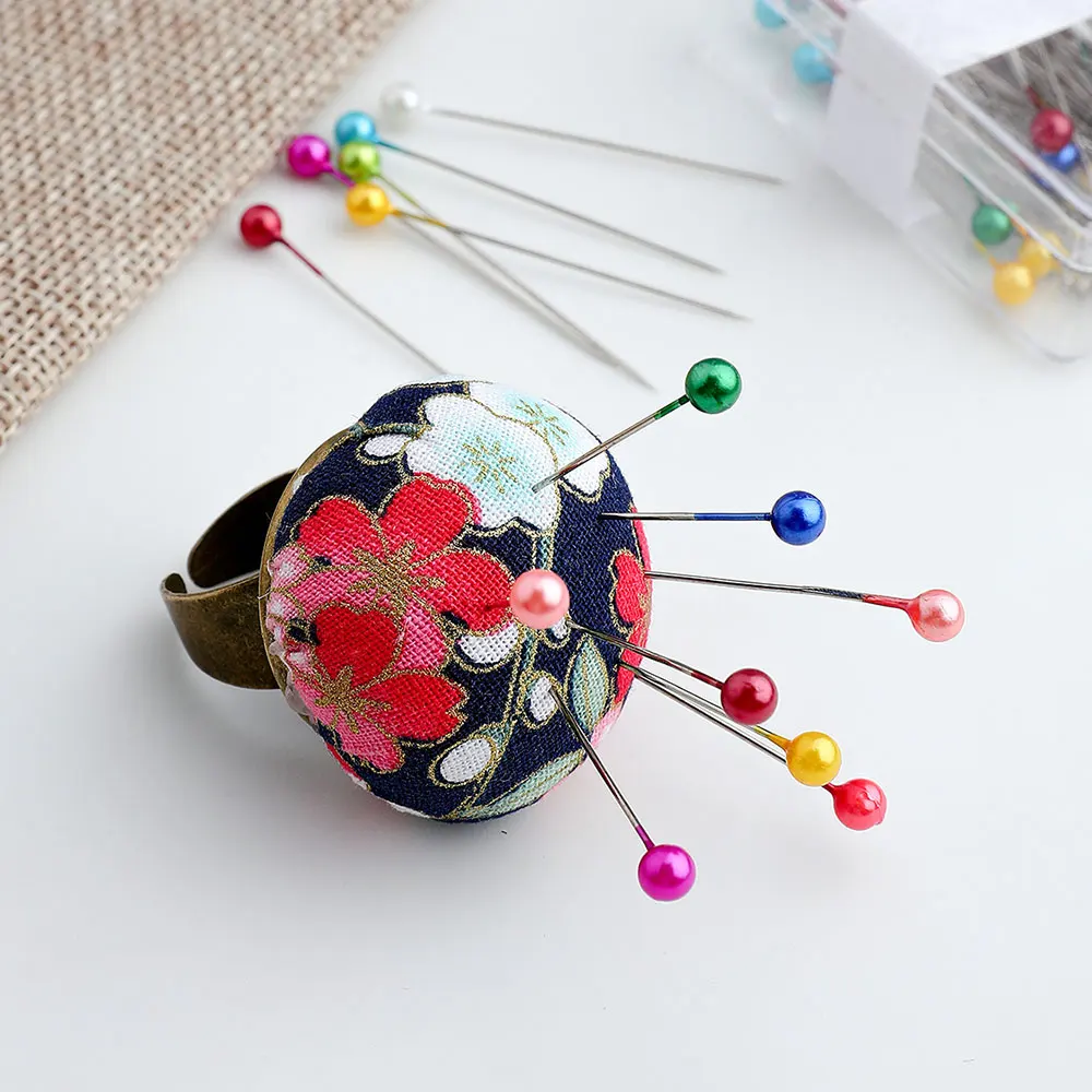 Разные цвета Подушка для иглы с защитой от повреждений и кольцом аксессуары