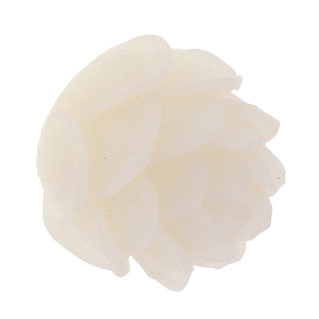 

White Buddhism Jade Bodhi Carved Lotus Beads DIY Jewellery Making Charm