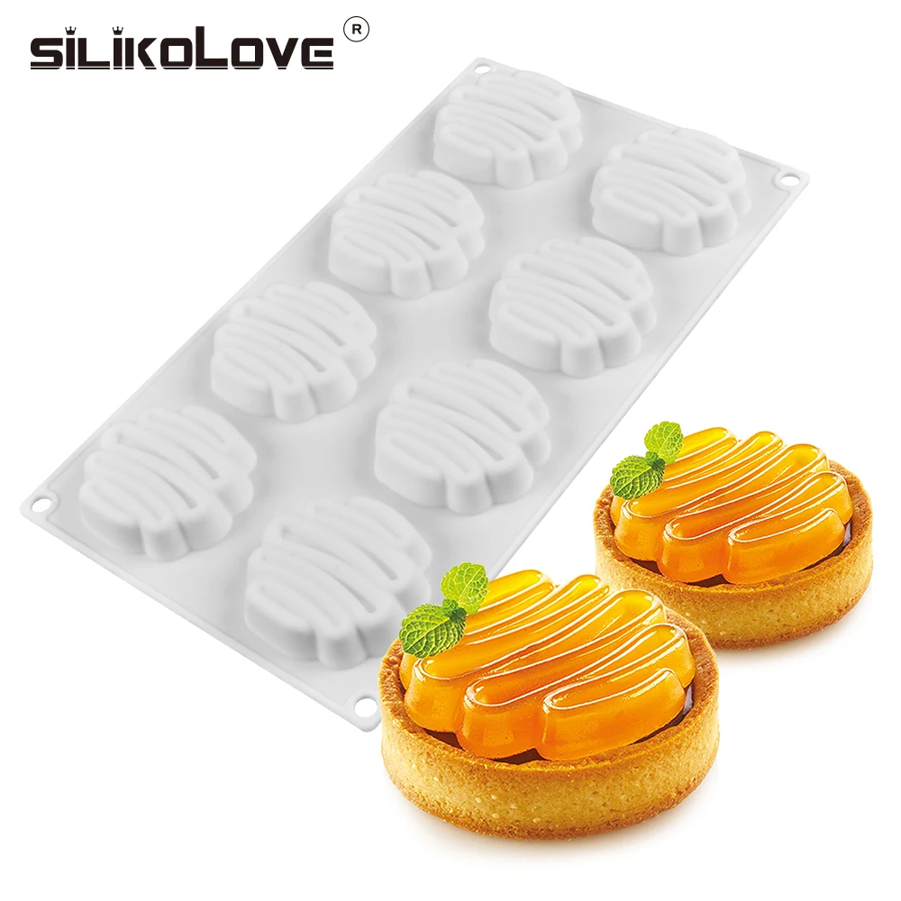 SILIKOLOVE 8 отверстий силиконовые формы для торта, шоколада для выпечки десерта льда Форма для Мусса инструменты для украшения кондитерских изделий «сделай сам»