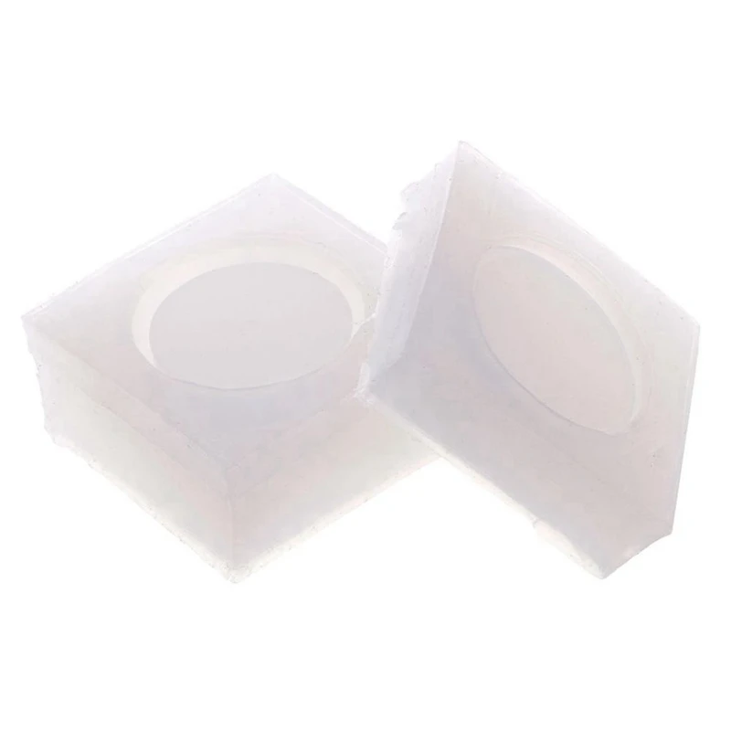 

500X Silver Tone Stainless Steel Open Jump Rings 6mm with DIY Round Silicone Storage Box Mold Jewelry Casting Craft