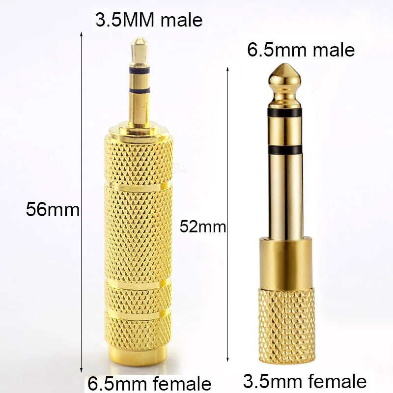 

3.5mm 6.5mm Male Audio Adapter to 3.5mm 2.5mm Female Stereo Plug Connector For Aux Speaker Cable Extende Headphone Jack