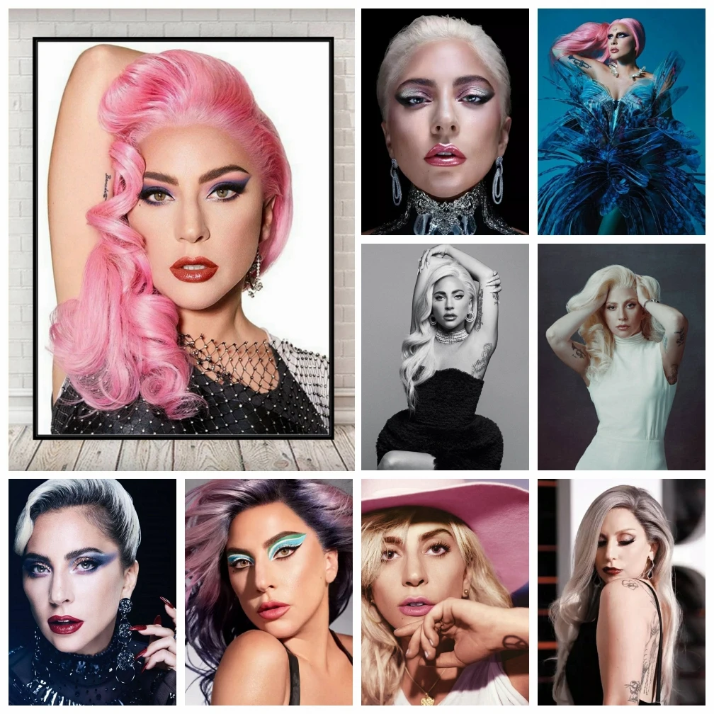 

5D DIY Diamond Painting Lady Gaga Full Square/Round Cross Stitch Sexy Hot Music Girl Singer Star Rhinestones Mosaic Home Decor