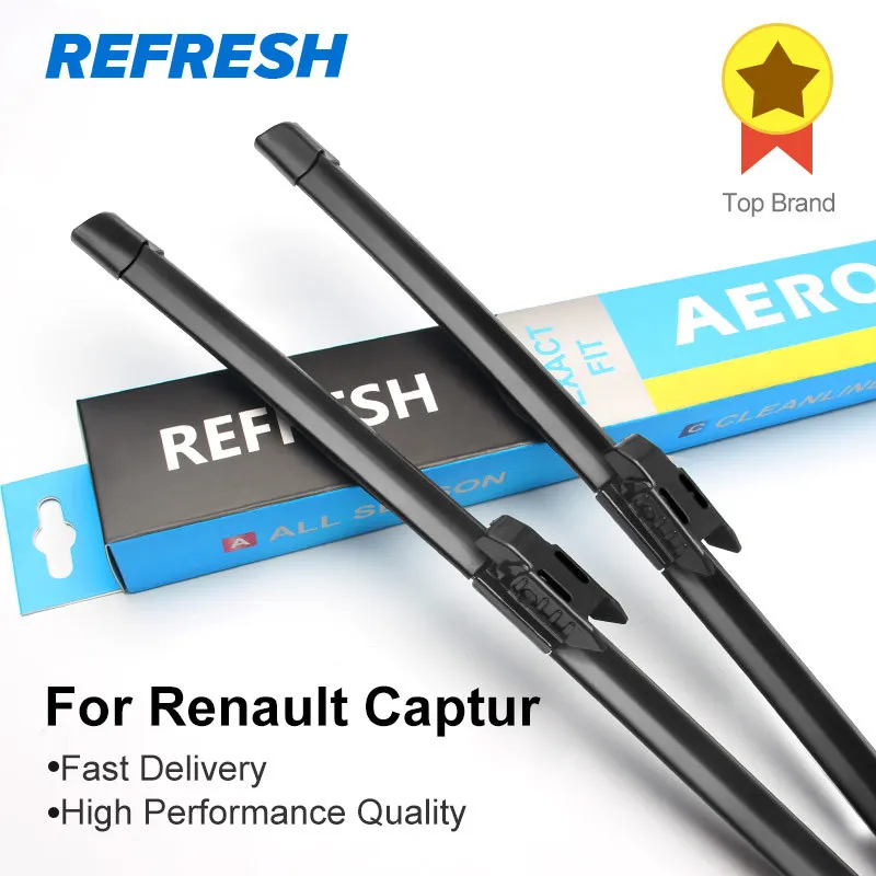 REFRESH Щетки стеклоочистителя рено Каптюр 2013 2014 2015 2016 2017 2018|wiper blade|bayonet armrenault wiper blades |
