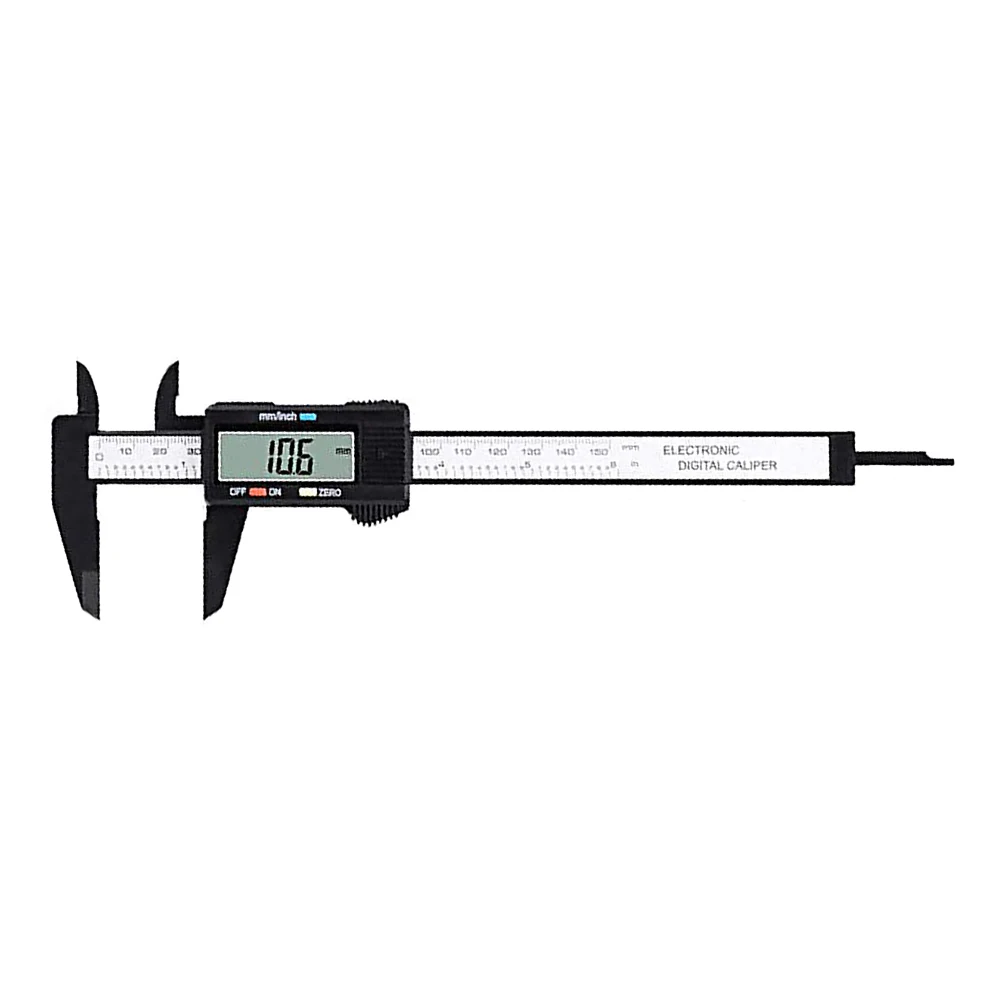 

0-150mm LCD Digital Electronic Carbon Fiber Vernier Caliper Gauge Micrometer Model Precision Vernier Caliper Accuracy Gauge