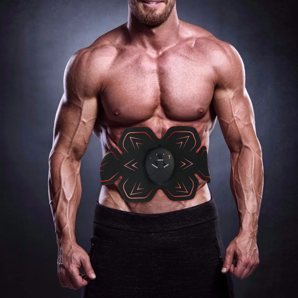 Микропоток EMS многоразовый Бодибилдинг поясная повязка умный мощный тренажер