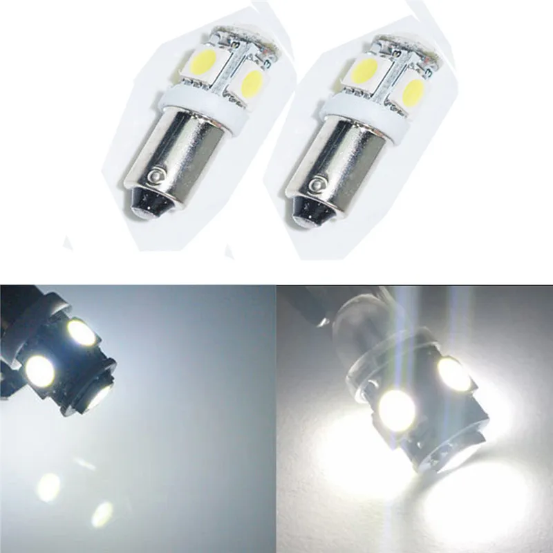 Новые 4 шт. T11 BA9S Белый 5050 SMD 5 светодиодный низкое потребление с can bus чрезвычайно