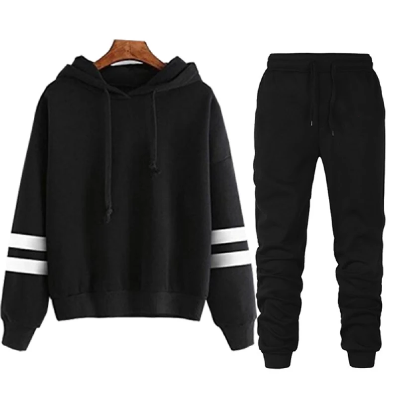 

Мужская толстовка с капюшоном и штаны, повседневный комплект из 2 предметов