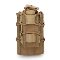 tactical molle double magazine pouch m4 m14 ak rifle hunting accessories military painball airsoft magazine case