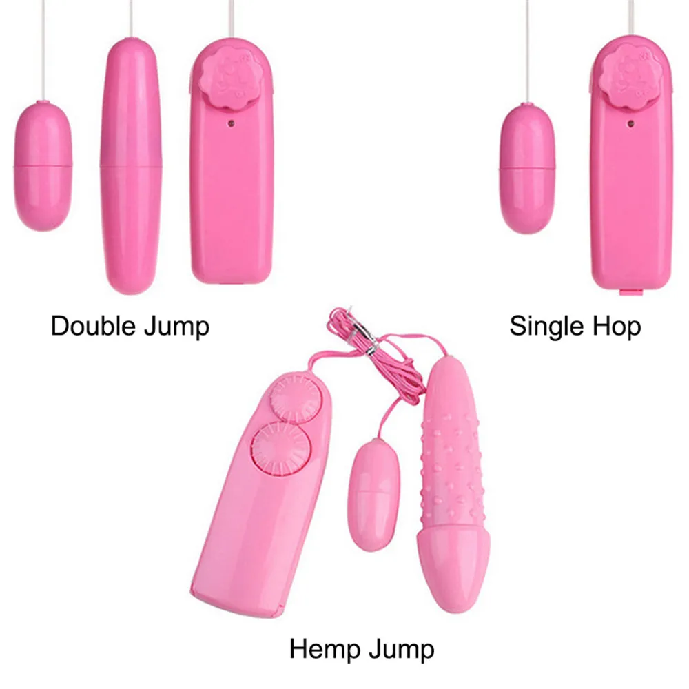 Двойной прыжок яйцо Дистанционное управление Вибратор многоскоростной