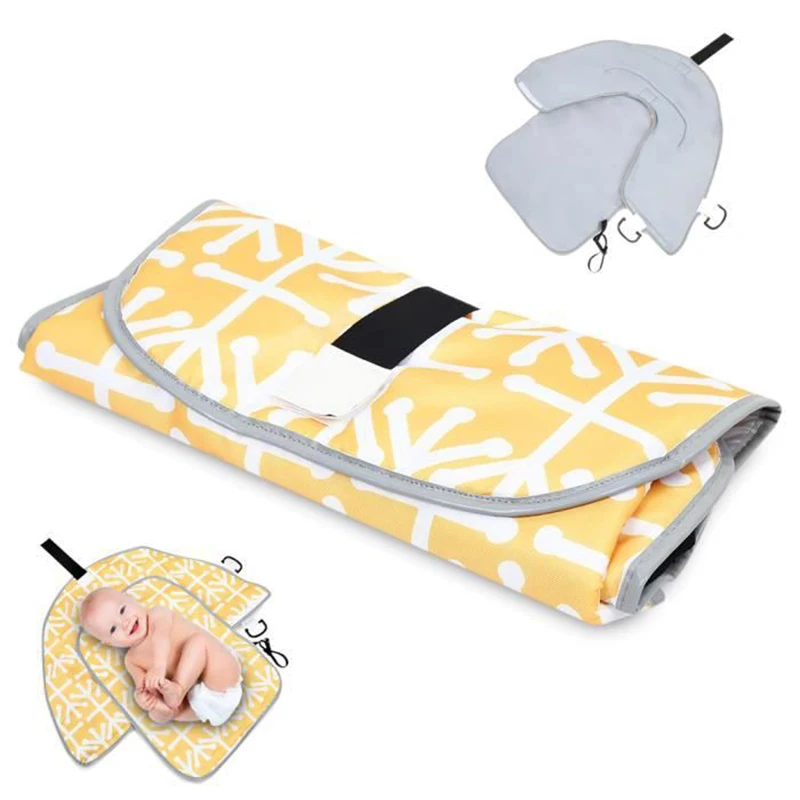 Портативный пеленальный коврик Водонепроницаемый подгузник пеленка для