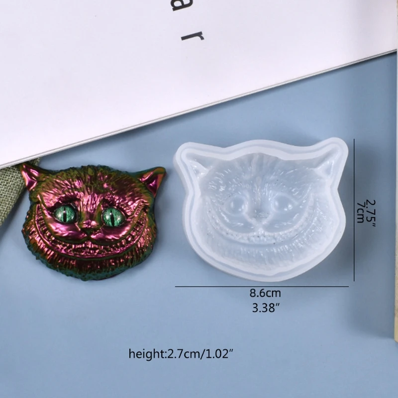 

DIY Crystal Epoxy Resin Mold Animal Head Decorations Silicone Mould Crafts Jewelry Ornaments Casting Tools