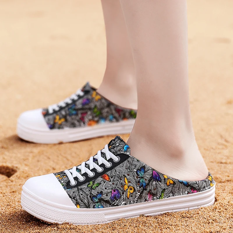 Дышащие женские пляжные акватуфли летние садовые сандалии уличные с вырезами