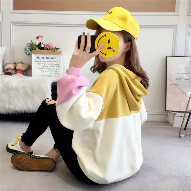 Мягкий цветной джемпер высокого качества универсальные популярные толстовки