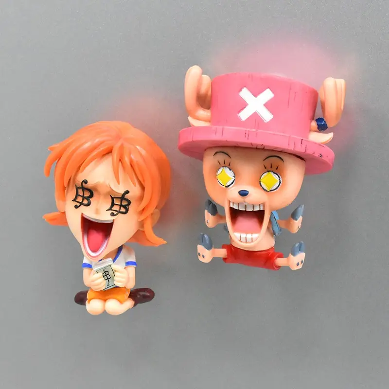 Аниме мультфильм наклейка на холодильник 3D Магнитная игрушка аксессуары для