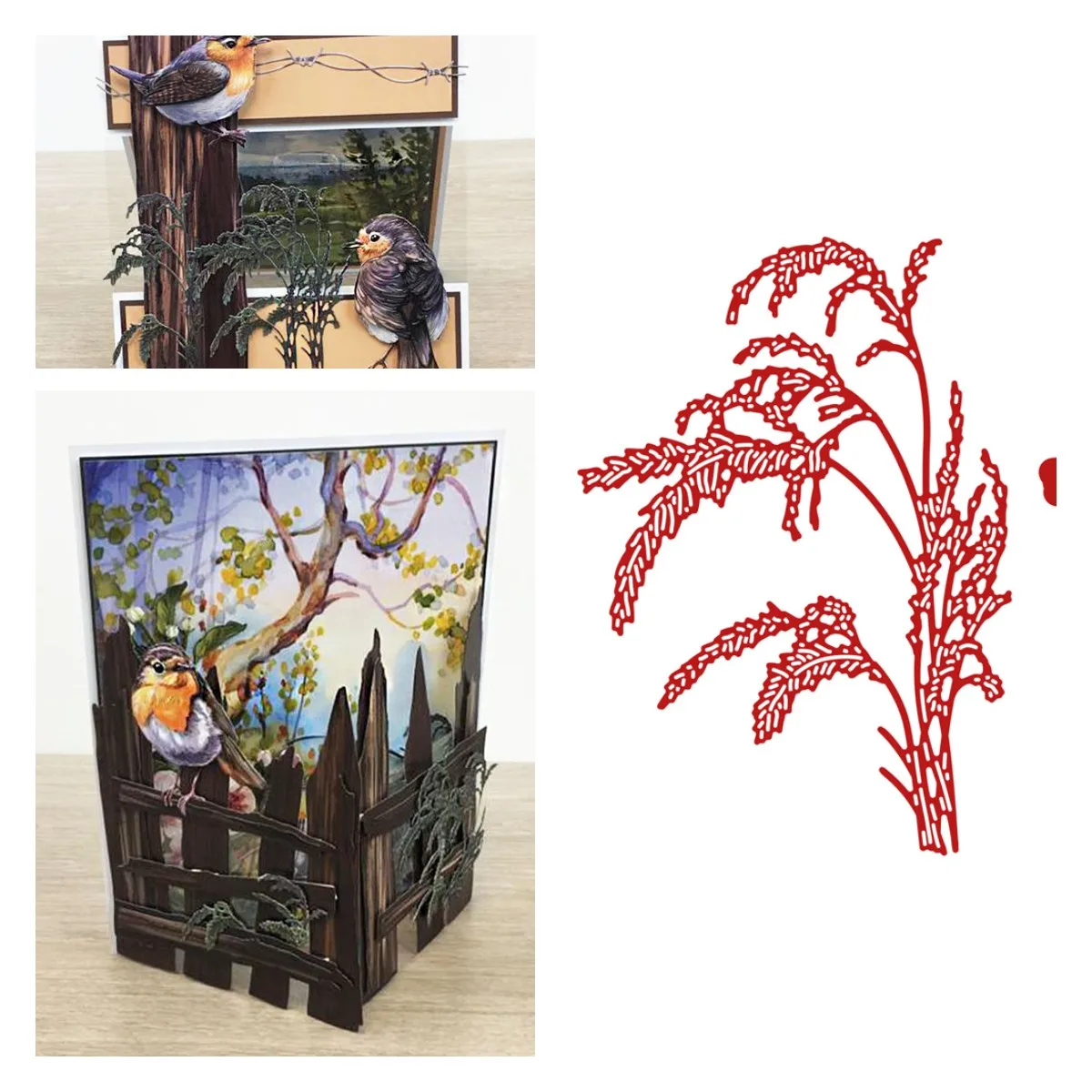 

Shadow Ferns Die Metal Cutting Dies for DIY Scrapbooking Crafts Dies Cut Stencils Maker Photo Album Template Handmade Decoration