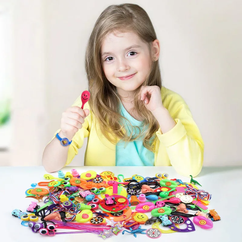 120 шт. Детские вечерние подарки на день рождения разные маленькие игрушки набор