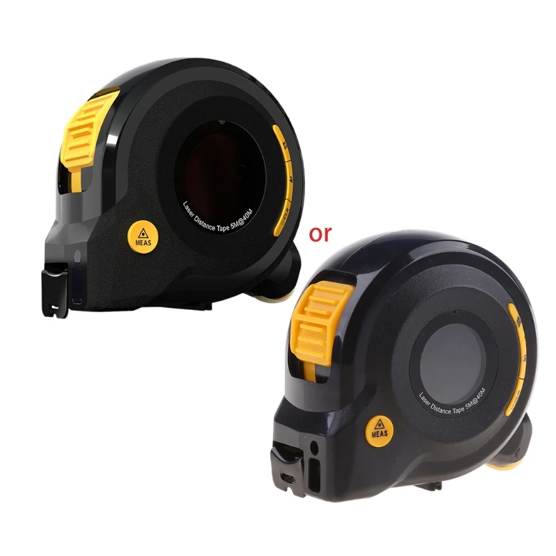 

3-in-1 Infrared-Laser Tape Measure Rangefinder 40M+5M+100M Circular Roller Meter U7EA