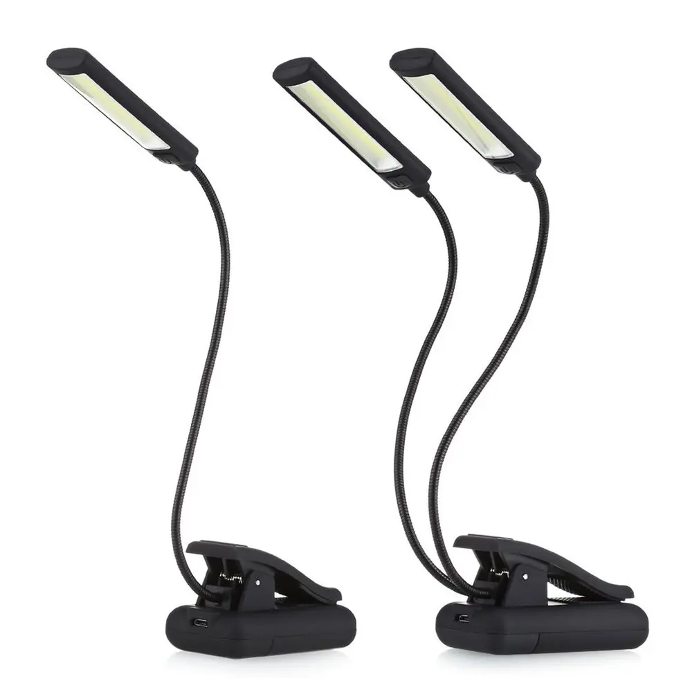 6W LED USB Dimmable Clip On Reading Light for Laptop Notebook Piano Bed Headboard Desk Portable Night | Освещение