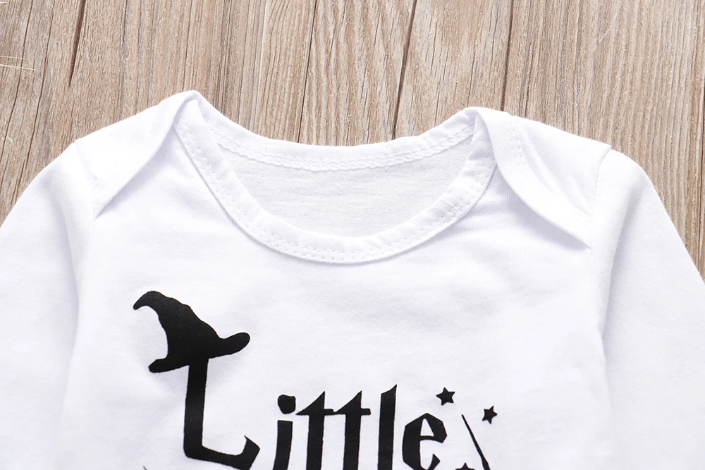 2019 Summer Newborn Infant Baby Clothing 3PCS Sets Little wizard Romper+Stripe Pants+Hat Toddler Outfits | Детская одежда и обувь