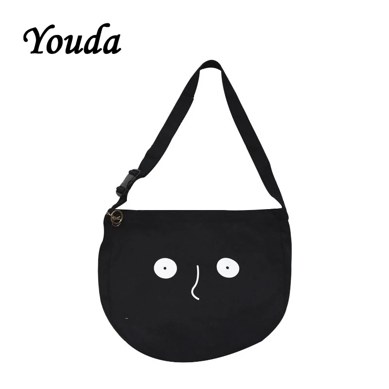 Youda новинка милые для девушек простой стиль Холщовая Сумка колледжа ветер