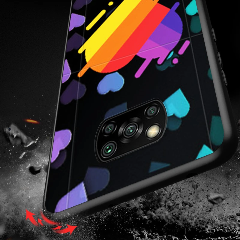 

Cute Funny Likee for Xiaomi Poco X3 NFC X2 M3 M2 F2 Pro C3 F1 A2 Lite A1 Mix3 Play Silicone Soft Black Phone Case