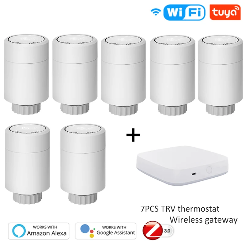 Термостатический клапан радиатора Tuya ZigBee 3 0 домашний термостат-нагреватель с