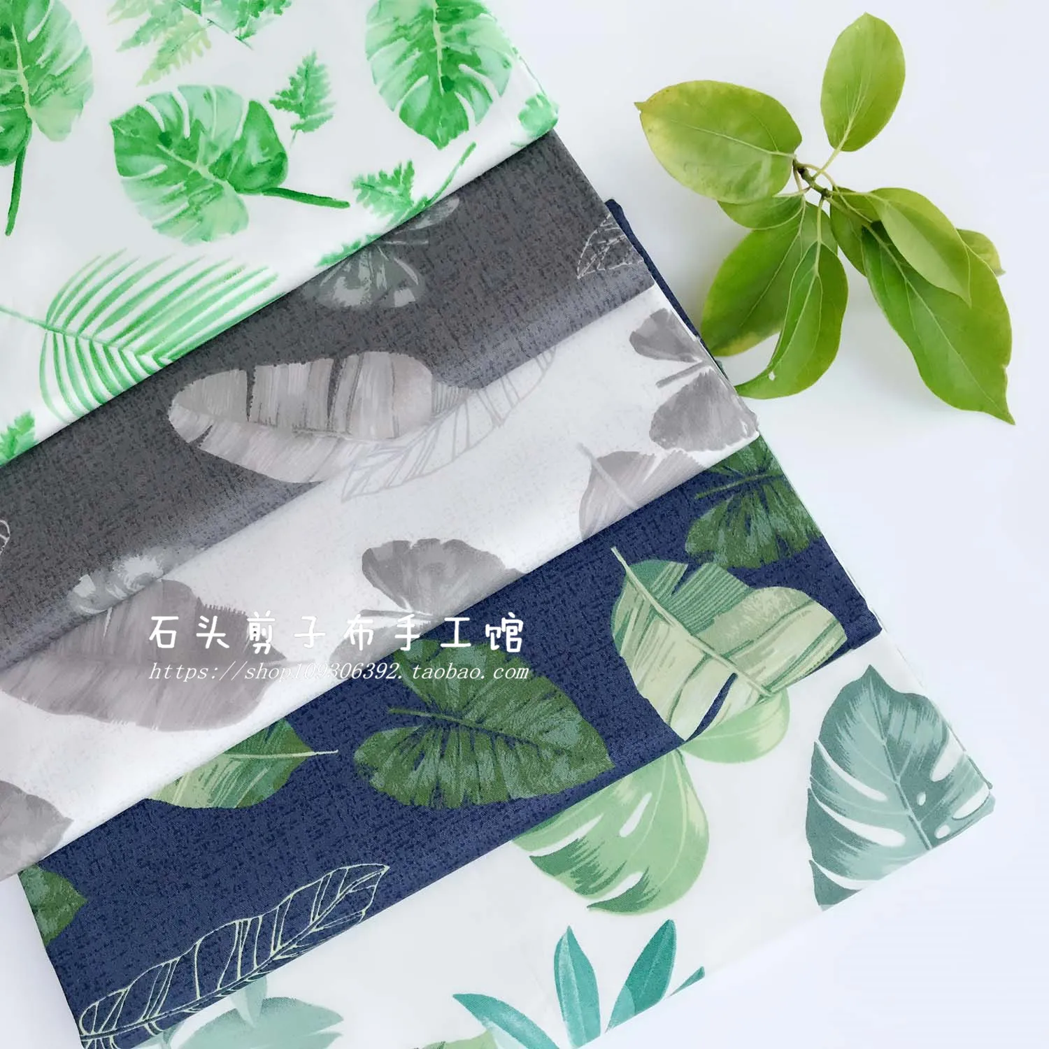 1 6 м шириной с принтом в виде листков растения натуральный хлопок печатных