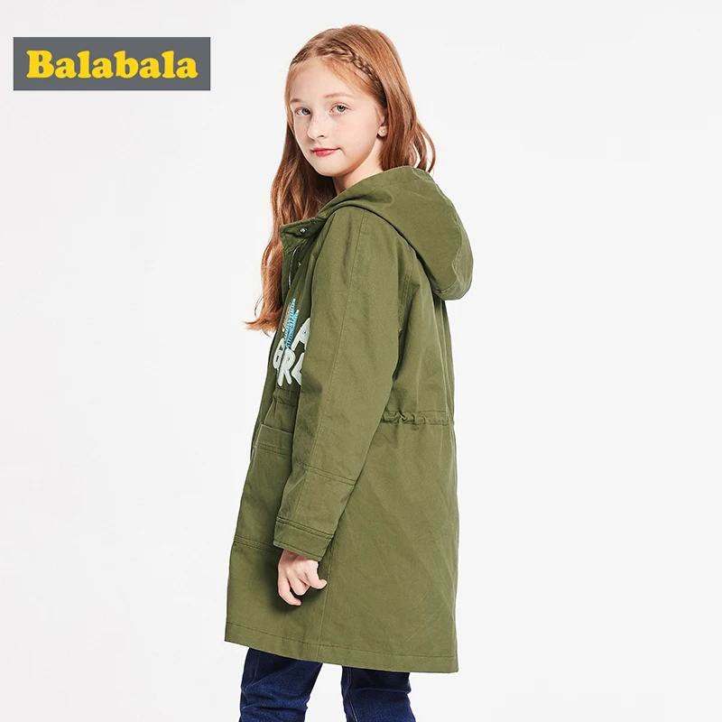 Детская одежда пальто для девочек осень 2019 новая длинная куртка и жилет больших