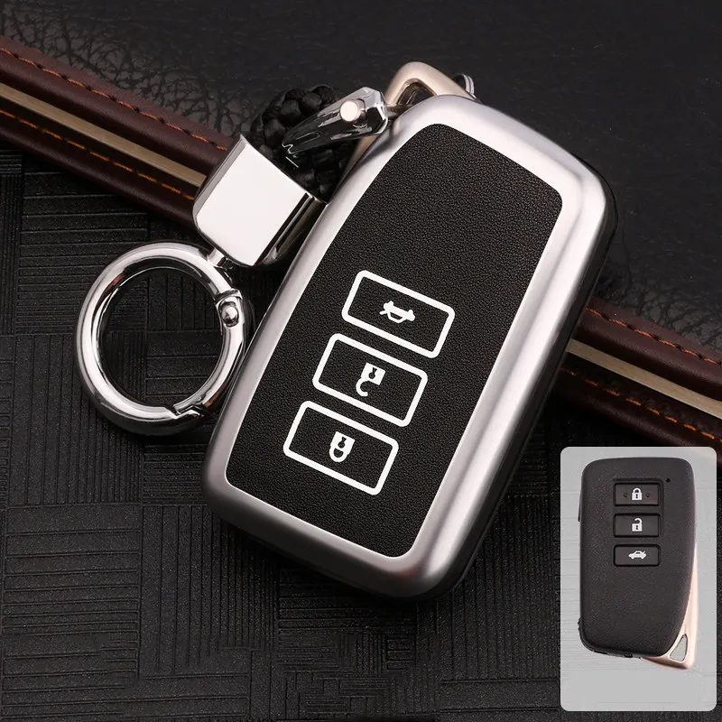 Светящийся брелок из цинкового сплава для Lexus NX GS RX IS ES GX LX RC 200 250 350 LS 450H 300H|Футляр