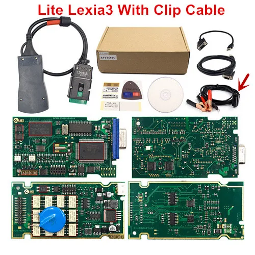 Полный чип Lexia 3 V48 PP2000 FW 921815C Diagbox V7.83+ может закрепить полный чип V190 AN2131QC Золотой чип для peugeot& Citroen - Цвет: lexia Lite