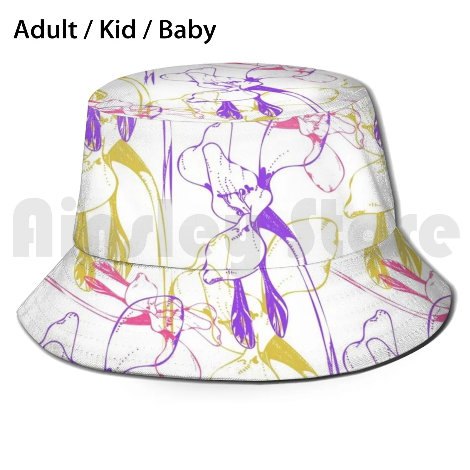 

Складная Солнцезащитная шапка «Орхидея» с защитой от УФ-лучей