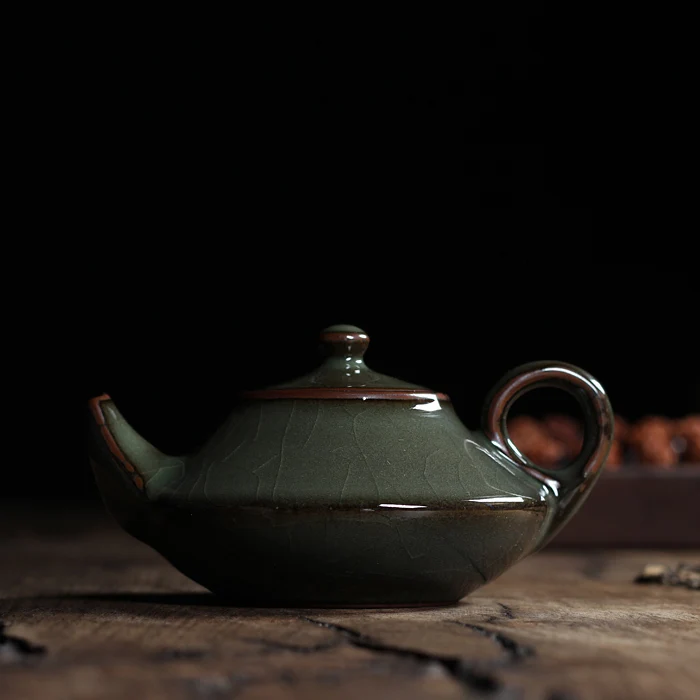 [GRANDNESS] высококачественный глазурь с трещинами Ge печь Longquan Celadon фарфор чайный
